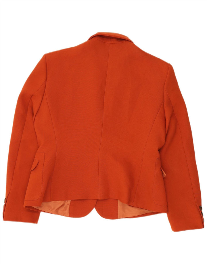 Giacca blazer da donna a 1 bottone HALFON IT 48 XL poliestere arancione
