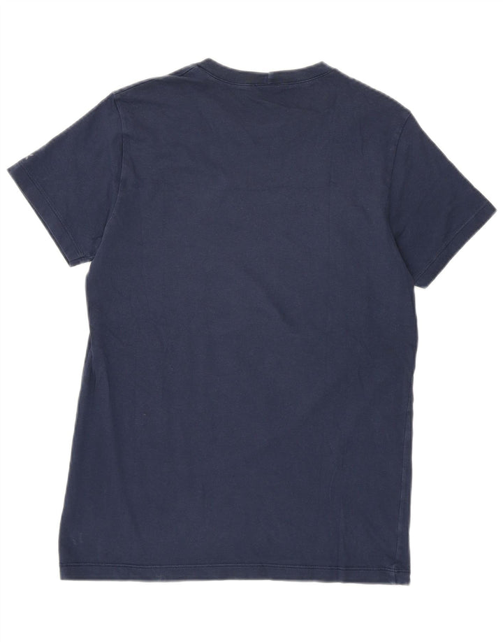 BENETTON Mens T-Shirt Top XS Navy Blue