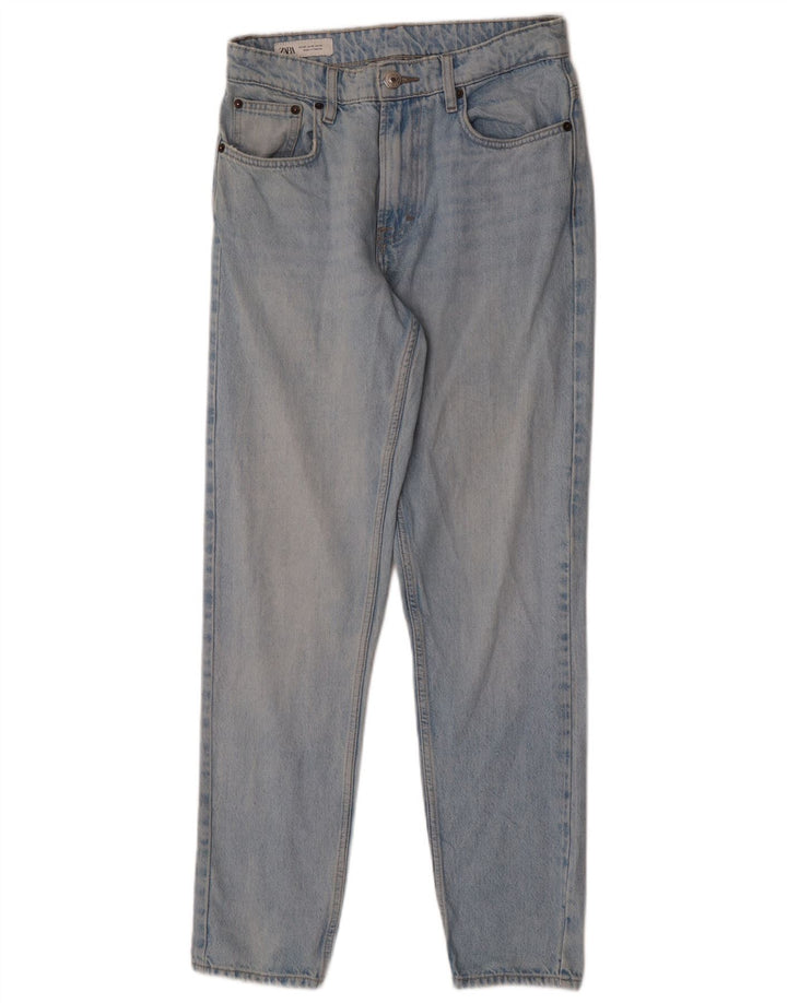 Jeans slim da uomo Zara EU 38 Small W30 L30 Blu