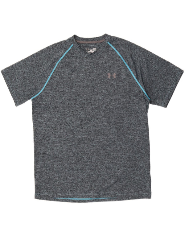 Under Armour Mens Heat Gear póló felső nagy szürke