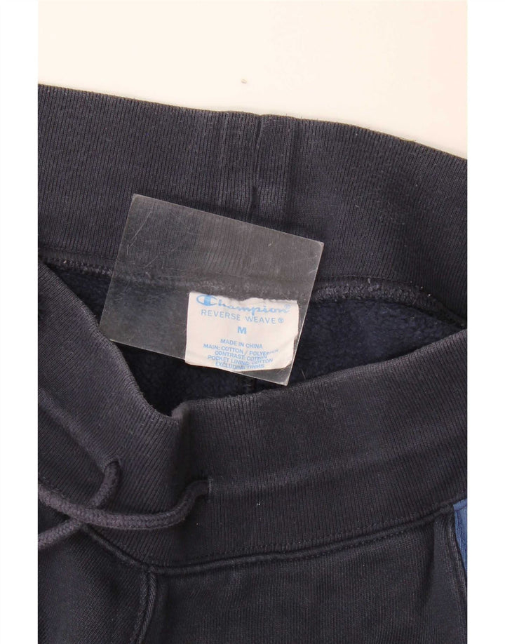 Champion Mens Graphic Sport Shorts Medium  Navy Blue Colourblock