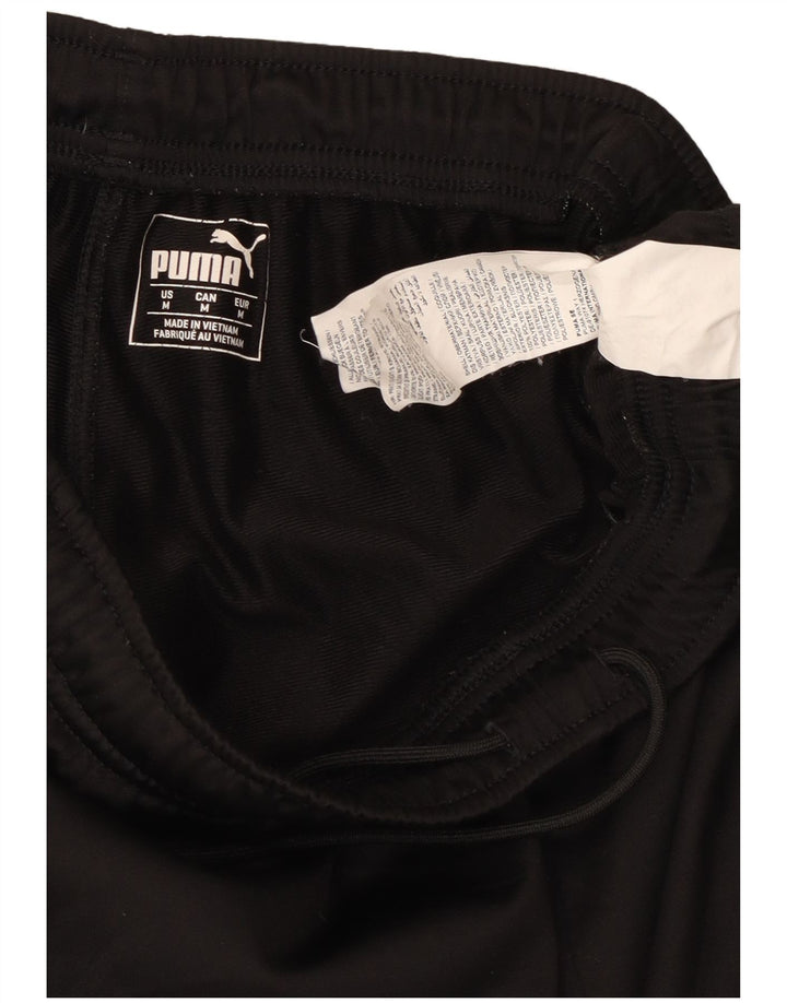 PUMA Mens Tracksuit Trousers Medium  Black Polyester