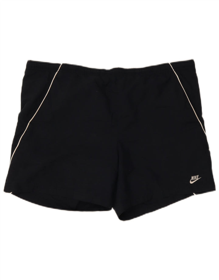 Nike Mens Swimming Shorts Large Navy Blue Polyester