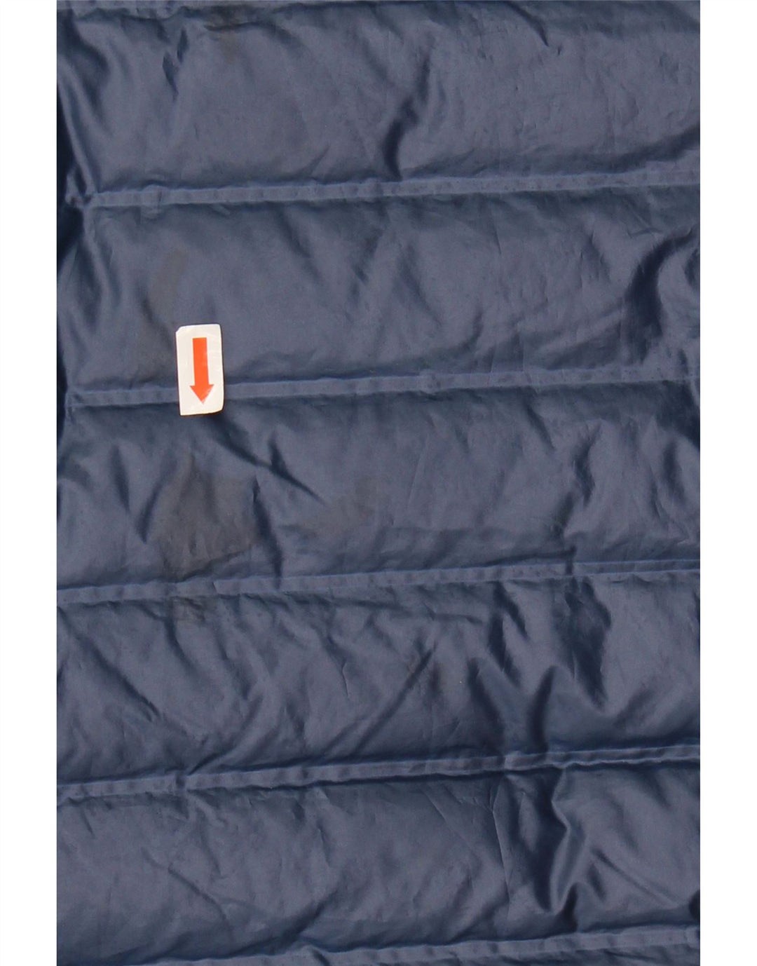 ADIDAS Mens Padded Jacket UK 38 Medium Navy Blue Polyester