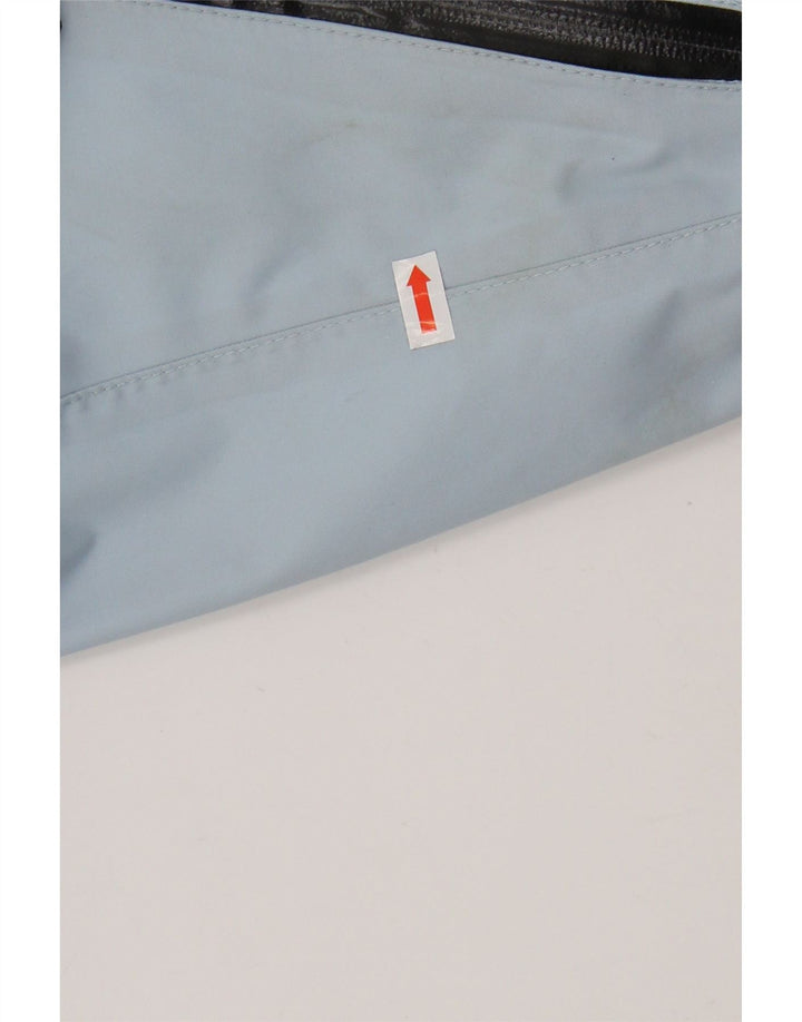 MUSTO Womens Oversized Windbreaker Jacket UK 8 Small  Blue Colourblock