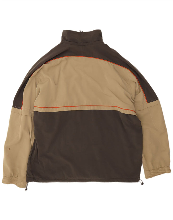 Lotto Mens Tracksuit Top Jacket 2XL Beige Colourblock Polyester