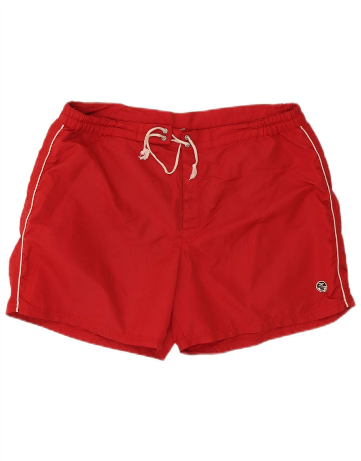 North Sails Mens Swimming Shorts Large Red Nylon