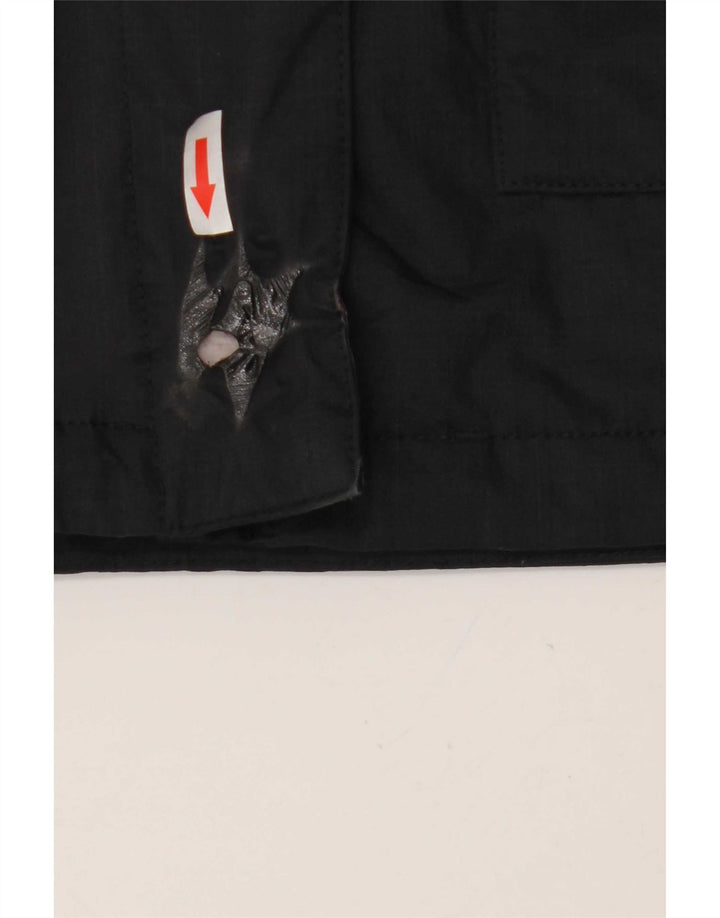 Jachetă de vânt pentru femei Roxy, cu glugă, slim fit, UK 14, poliester mediu negru