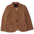Jaqueta blazer feminina Zara com 1 botão Reino Unido 18 XL bege