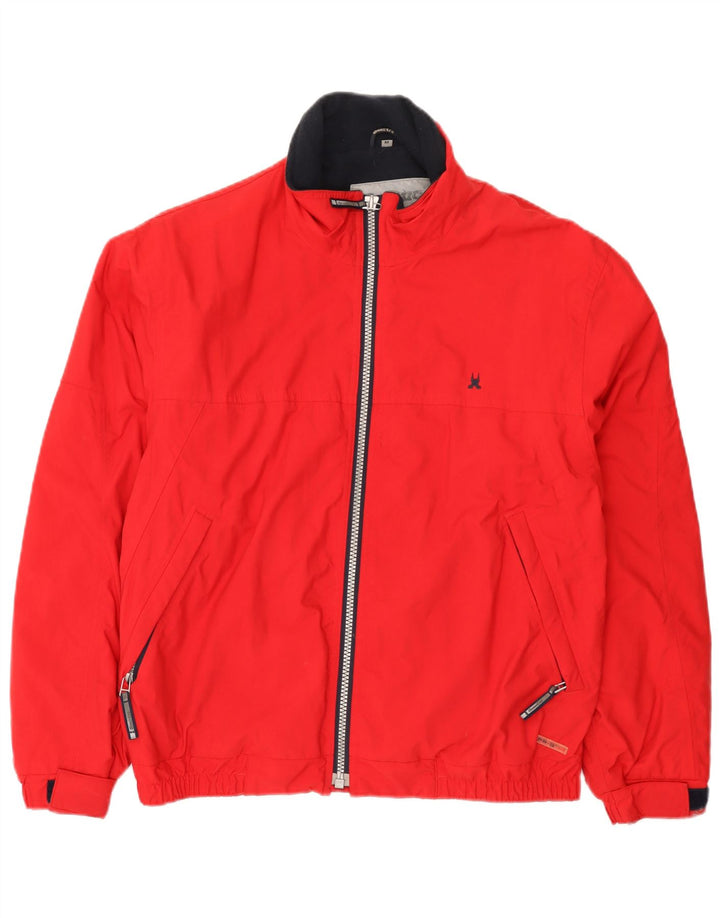 Gaastra Mens Windbreaker Jacket UK 38 Medium Red Nylon