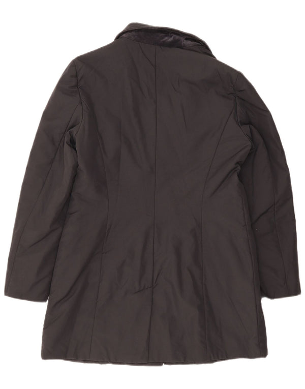 Max & Co. Womens Overcoat UK 16 Large  Navy Blue Polyester