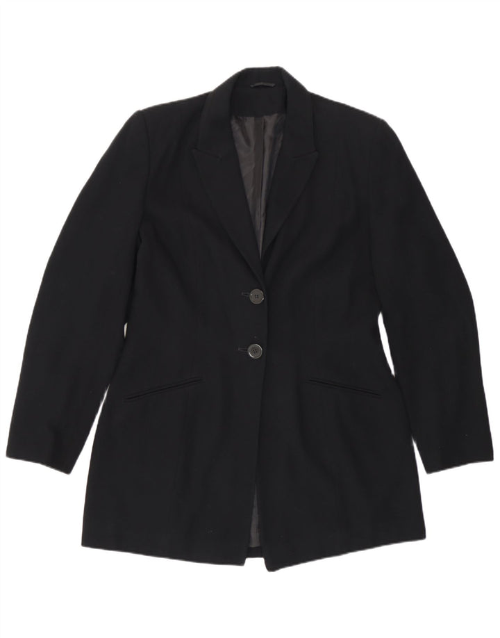 Principles Damska marynarka zapinana na 2 guziki, UK 12, średni czarny poliester