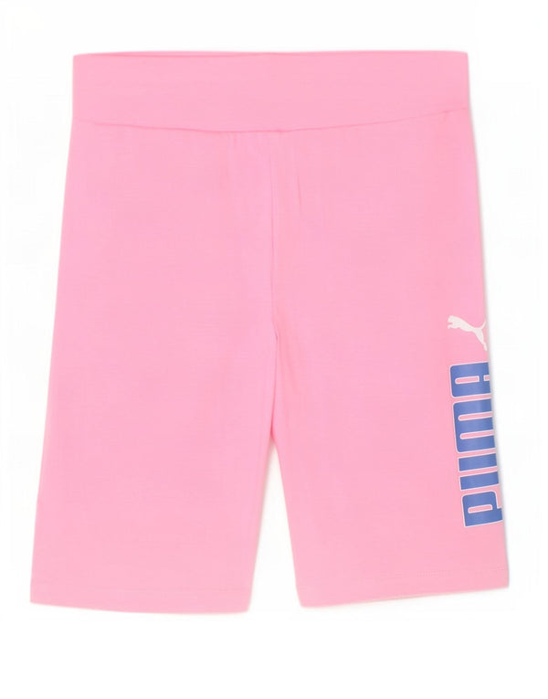 Puma piger grafiske sportsshorts 15-16 år Pink bomuld