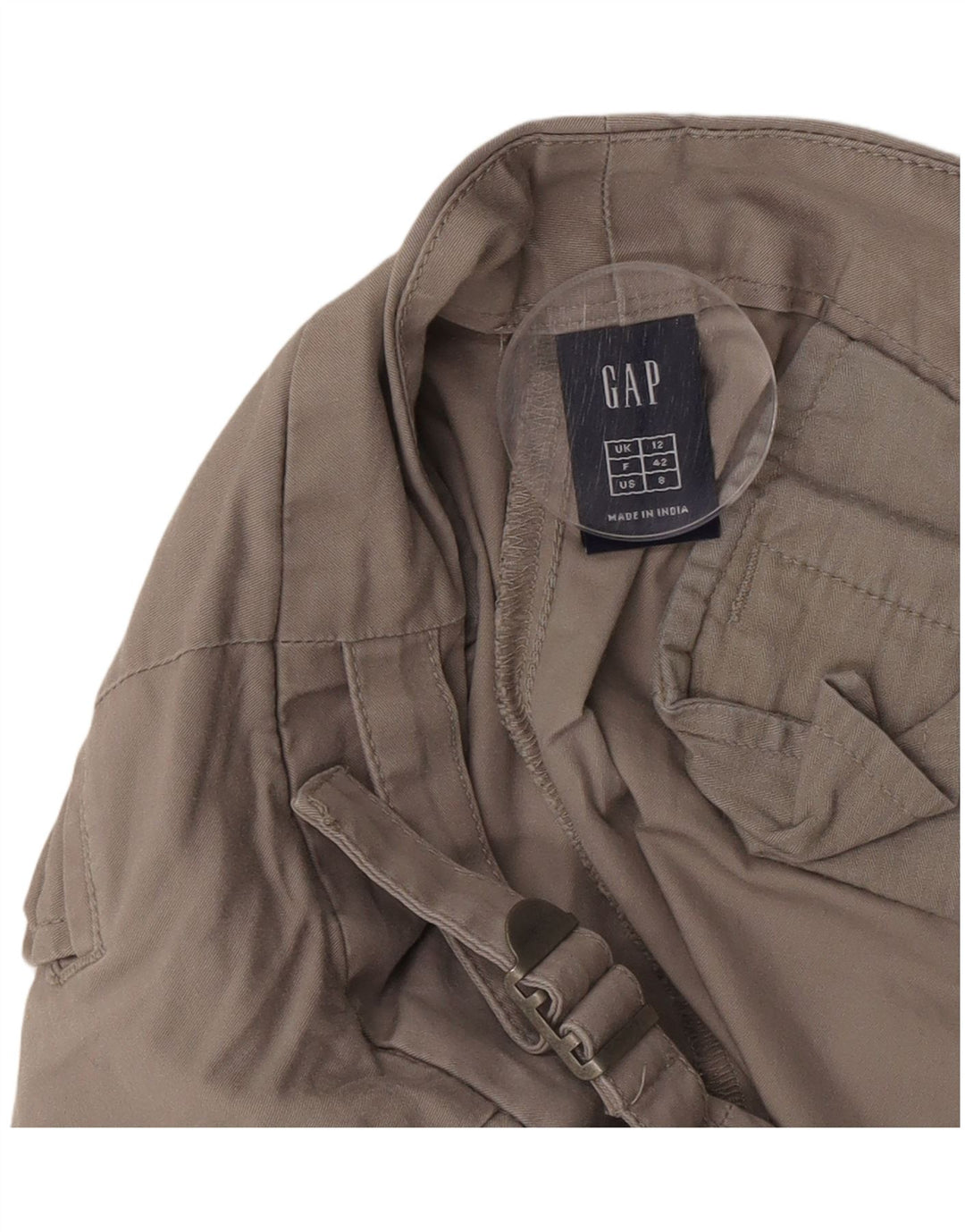 Gap Womens Chino Shorts UK 12 Medium W32  Grey Cotton