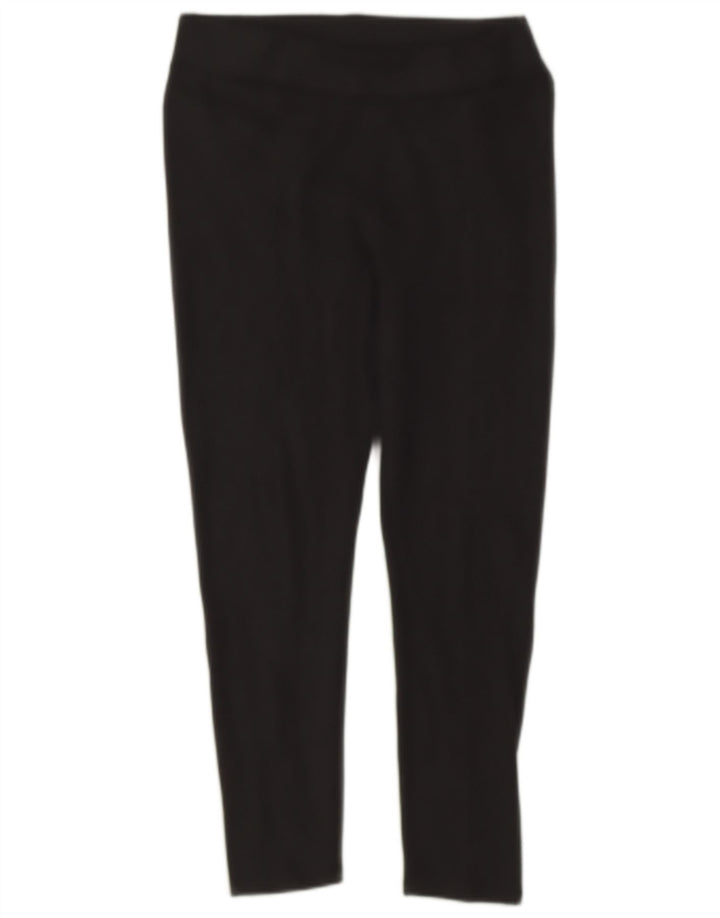 M&Co Womens Leggings UK 14 Medium Black Viscose