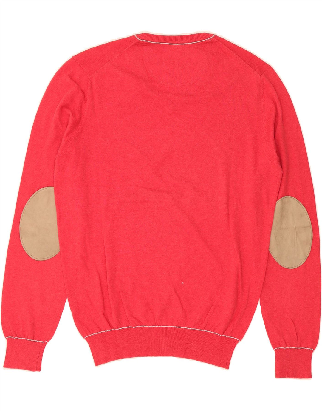 MASSIMO DUTTI Mens V-Neck Jumper Sweater Medium Pink Vintage Massimo Dutti and Second-Hand Massimo Dutti from Messina Hembry 
