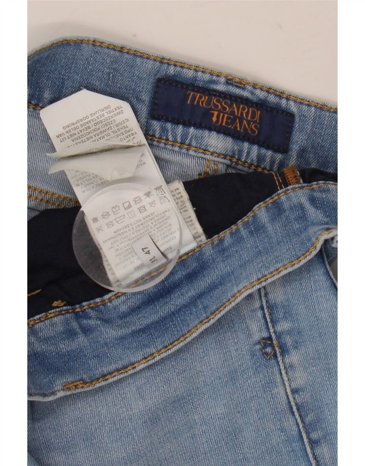 Jeans Slim Donna Trussardi W31 L32 Blu Poliestere