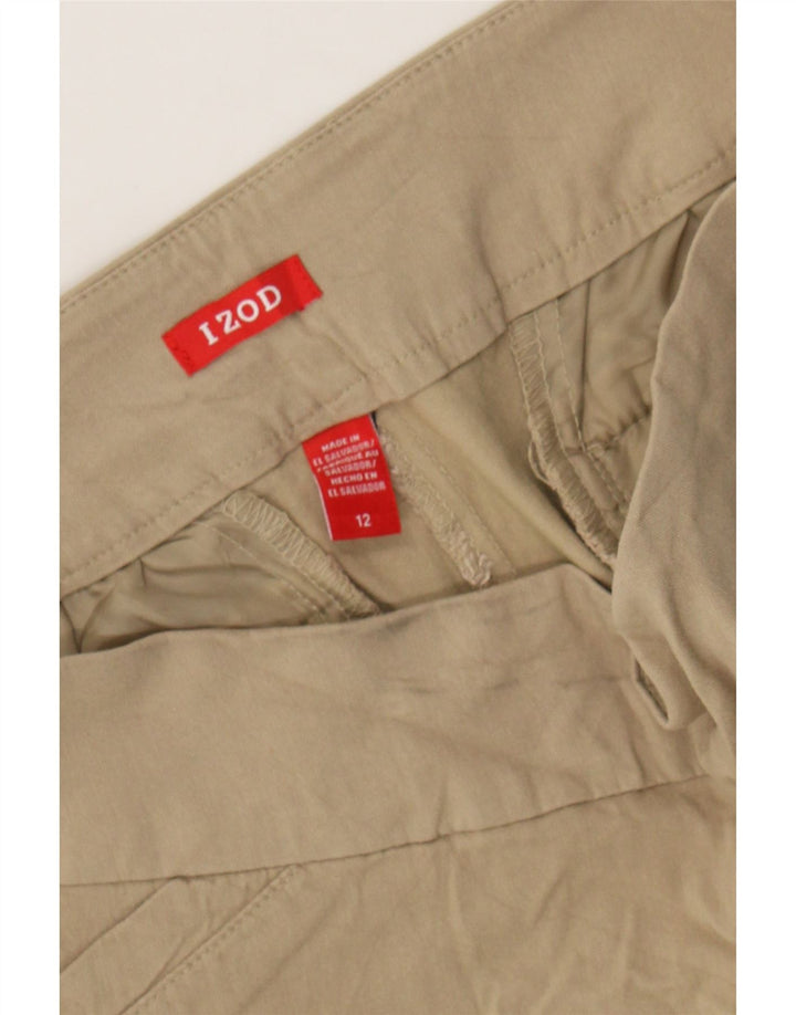 IZOD Womens Shorts US 12 Large W32  Beige Rayon Vintage Izod and Second-Hand Izod from Messina Hembry 