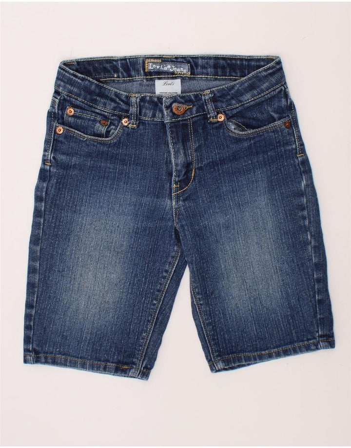 LEVI'S Boys Denim Shorts 9-10 Years W24 Blue Ramie Vintage Levi's and Second-Hand Levi's from Messina Hembry 