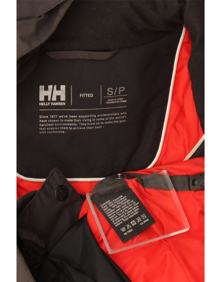 Helly Hansen Vindjakke med hætte til mænd UK 36 Small Grey Colourblock