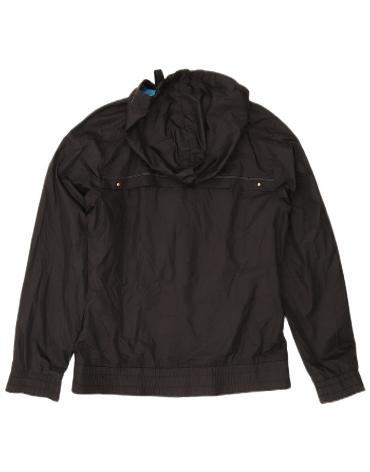 Reebok Womens Hooded Windbreaker Jacket UK 10 Small Black Polyester