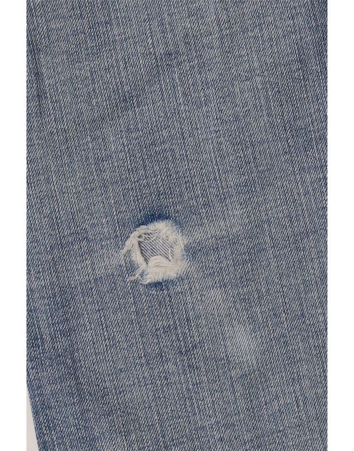 Replay Womens Cropped Jeans W27 L23 Blue Cotton