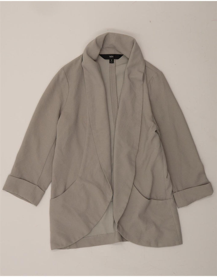 MOSSIMO Womens Open Blazer Jacket UK 10 Small Grey Vintage Mossimo and Second-Hand Mossimo from Messina Hembry 