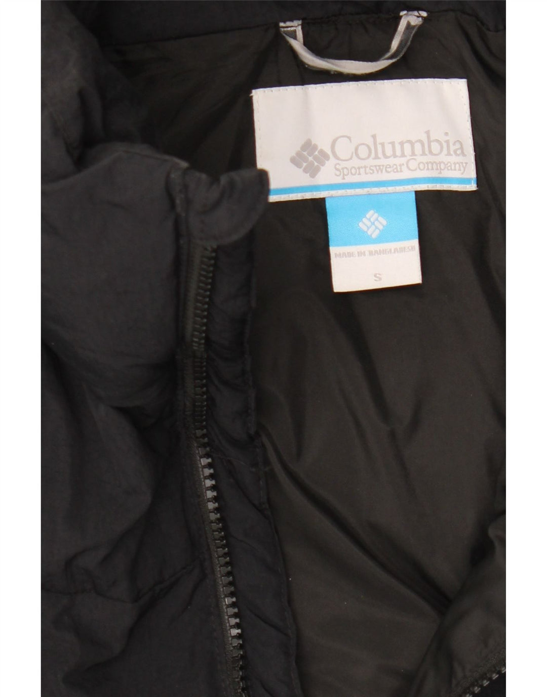 Columbia Veste rembourrée pour homme UK 36 Small Noir Nylon