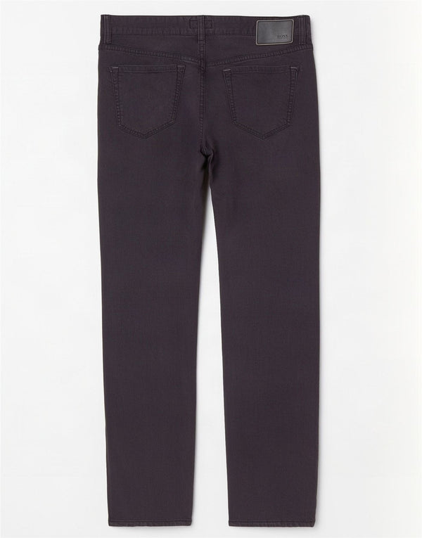 Pantaloni casual dritti da uomo Hugo Boss W33 L32 cotone blu navy
