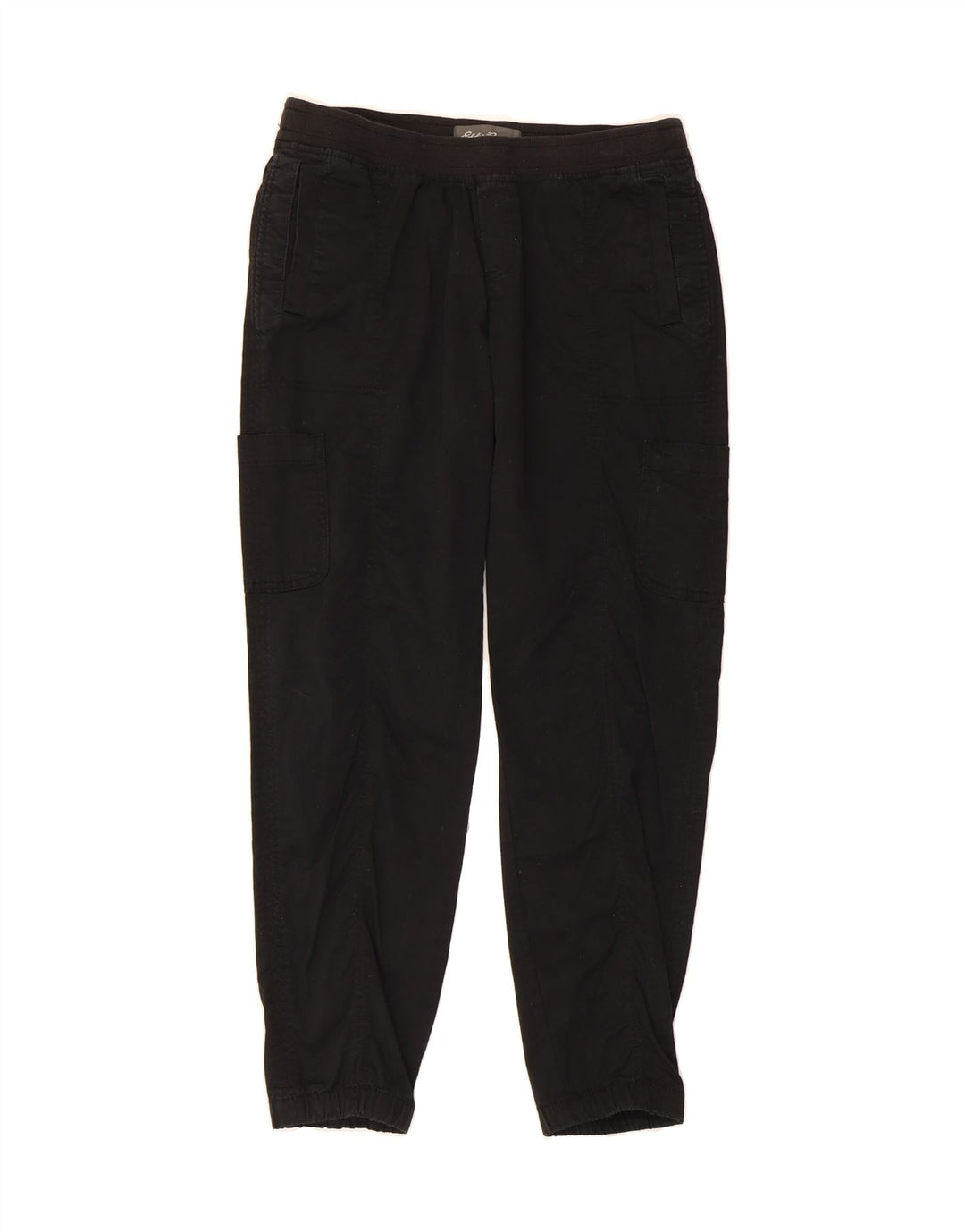 EDDIE BAUER Womens Tracksuit Trousers Joggers US 6 Medium  Black Cotton Vintage Eddie Bauer and Second-Hand Eddie Bauer from Messina Hembry 