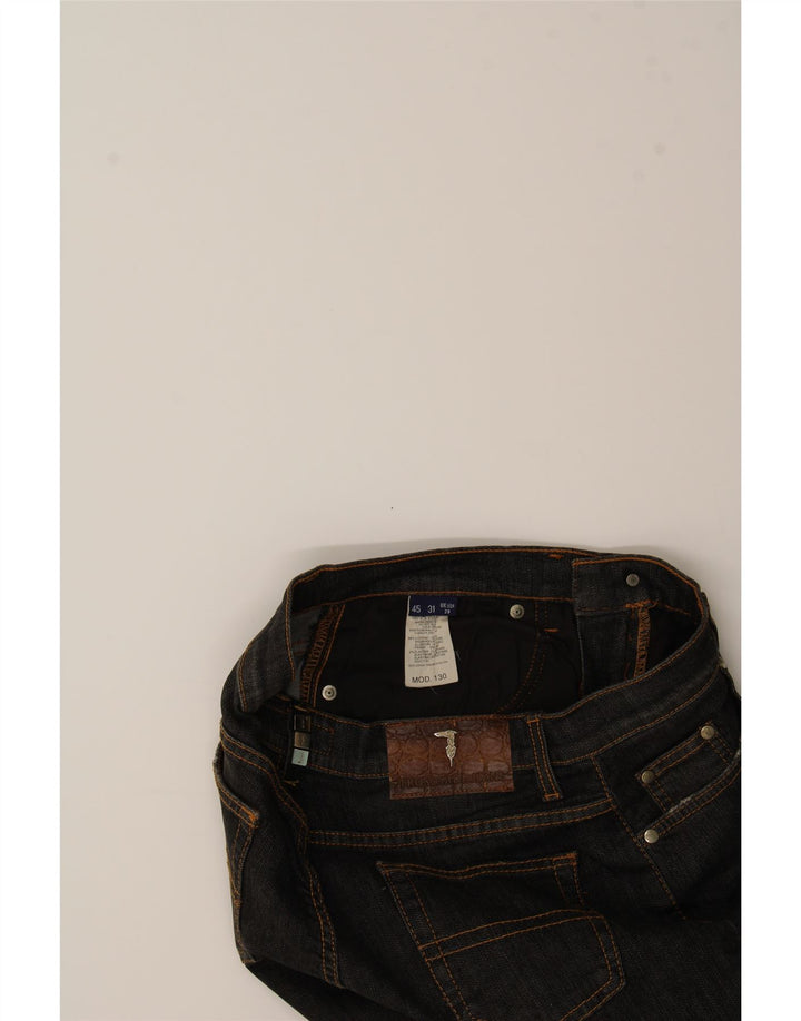 TRUSSARDI Womens Straight Jeans W29 L32  Grey Cotton Vintage Trussardi and Second-Hand Trussardi from Messina Hembry 