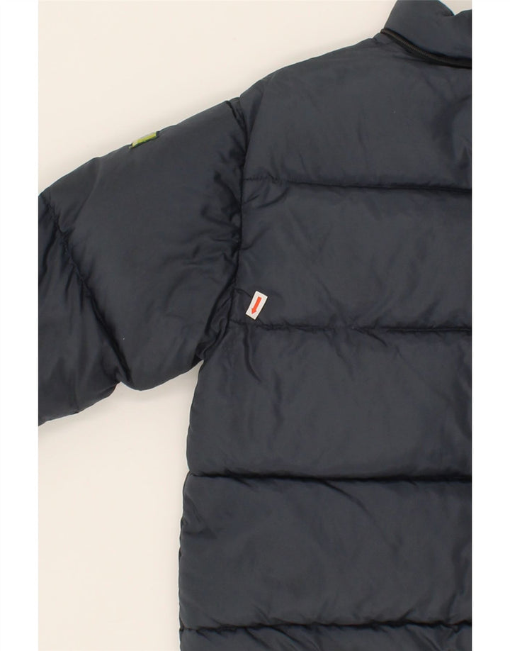 BRUMS Girls Padded Jacket 7-8 Years Navy Blue Vintage Brums and Second-Hand Brums from Messina Hembry 