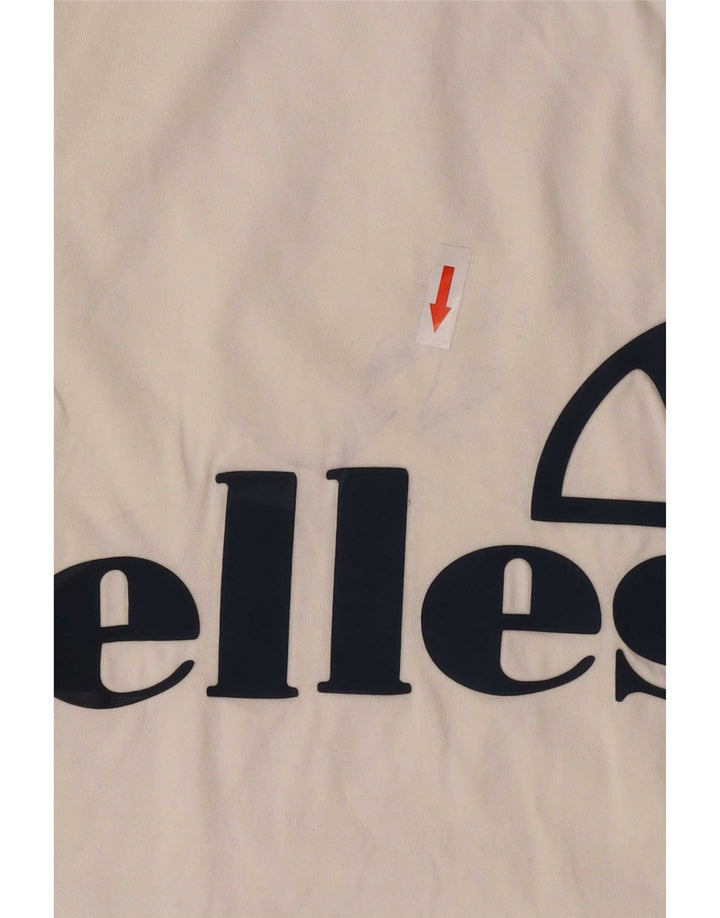 Ellesse Mens Graphic Vest Top Large White Cotton