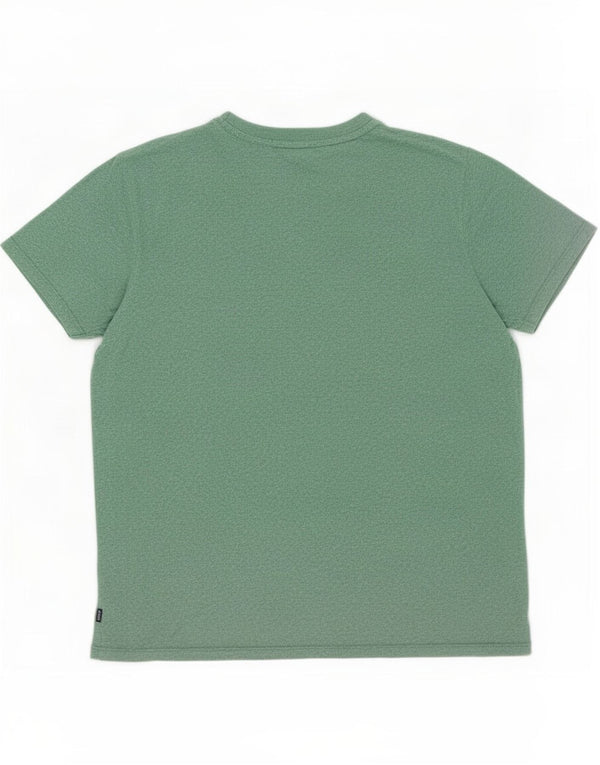 Superdry Herren T-Shirt Top 2XL Grüne Baumwolle