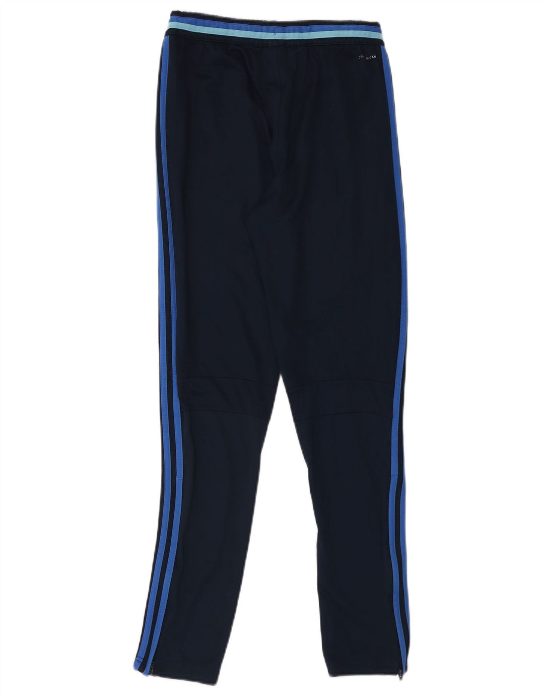 Pantaloni della tuta ADIDAS da ragazzo Climacool 13-14 anni in poliestere blu navy