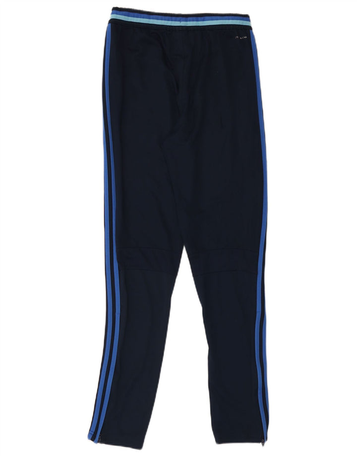 Pantaloni della tuta ADIDAS da ragazzo Climacool 13-14 anni in poliestere blu navy