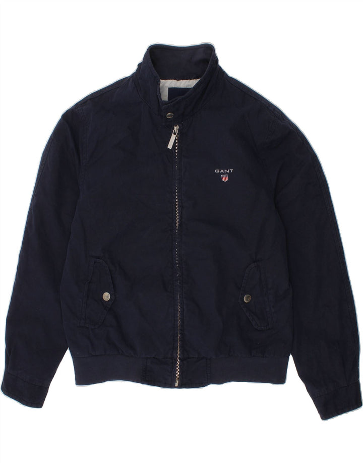 GANT Boys Bomber Jacket 9-10 Years Navy Blue Cotton Vintage Gant and Second-Hand Gant from Messina Hembry 