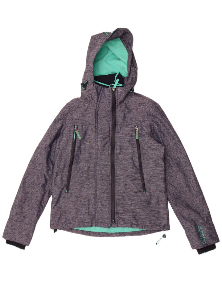 Superdry Damen Windcheater Windjacke UK 12 Medium Marineblau
