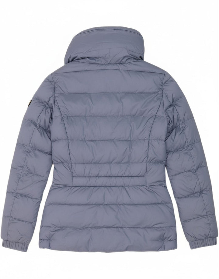EMPORIO ARMANI Womens Padded Jacket UK 14 Medium Blue Vintage Emporio Armani and Second-Hand Emporio Armani from Messina Hembry 