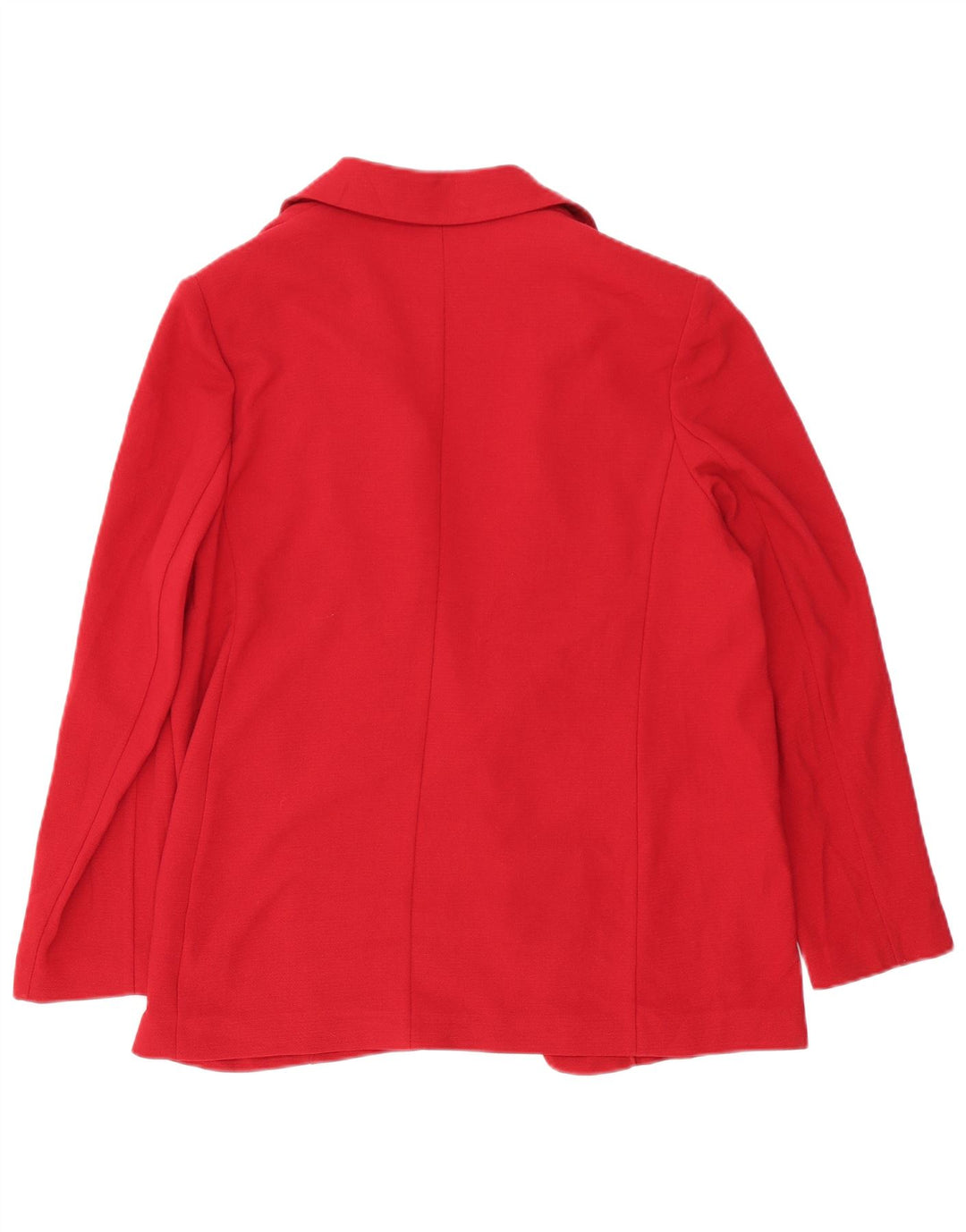 Giacca blazer aperta da donna Marks & Spencer UK 16 grande poliestere rosso