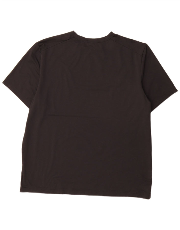 Nike Hommes Dri Fit T-Shirt Haut Large Noir Polyester