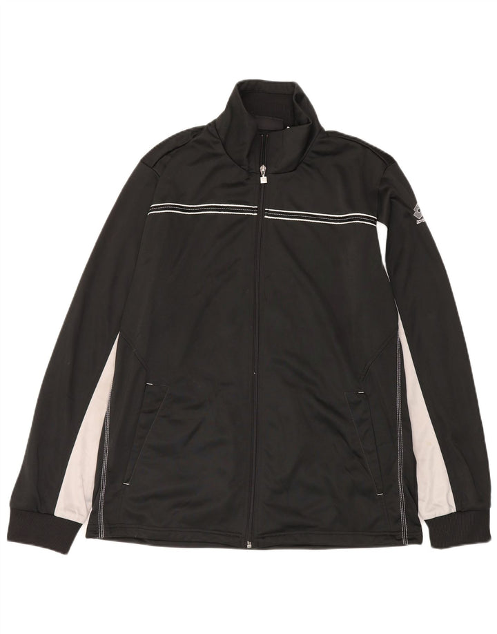 Lotto Veste de Survêtement Homme XL Noir Polyester