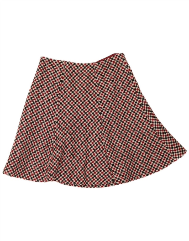 Hobbs Damen A-Linien-Rock UK 12 Medium W30 Mehrfarbiger Hahnentritt