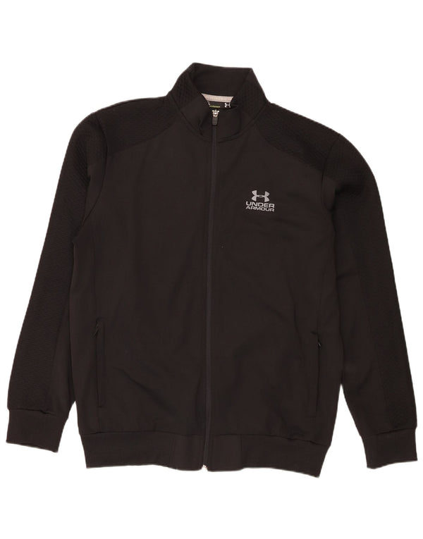 Giacca da ginnastica da uomo Under Armour XL nera in poliestere