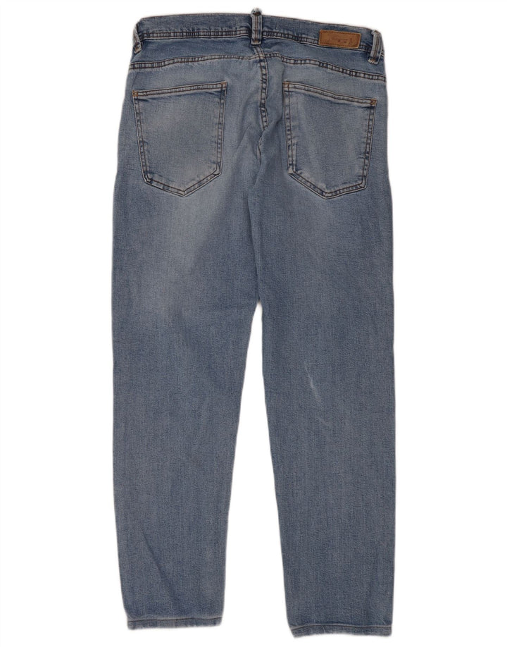 Zara Mens Slim Jeans EU 44 Large W34 L30 Blue