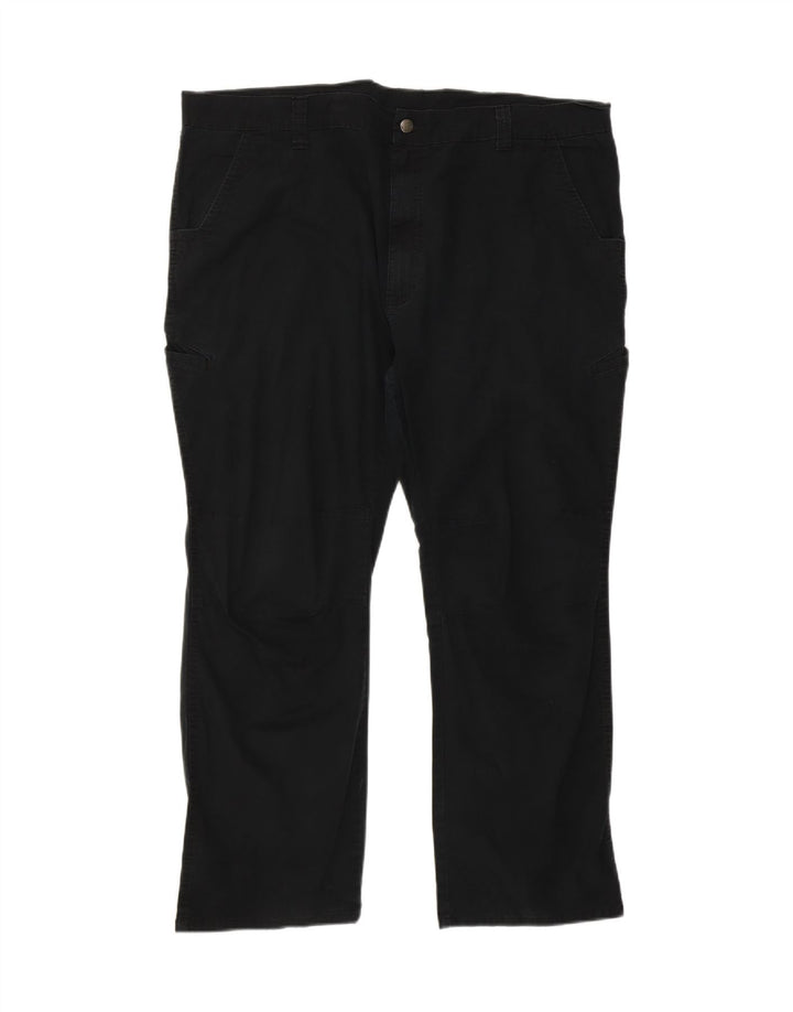 DICKIES Mens Straight Cargo Trousers W44 L29 Navy Blue