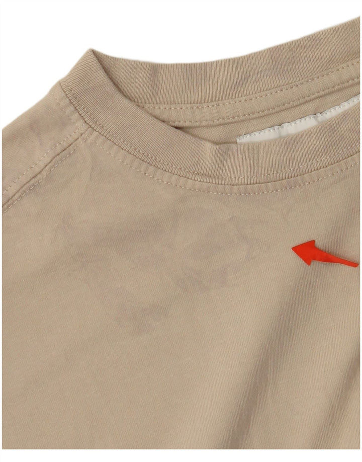ZARA Girls Top Long Sleeve 9-10 Years Beige