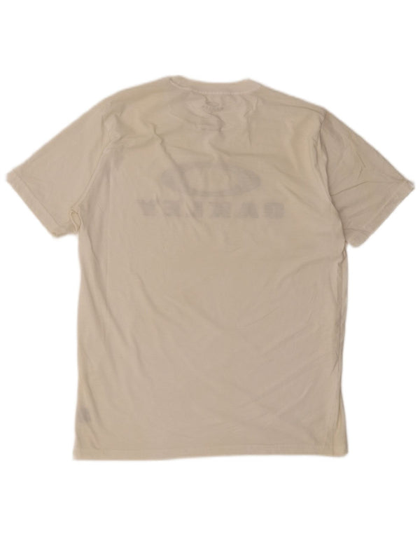 Oakley Mens Regular Fit Graphic T-Shirt Top Medium White