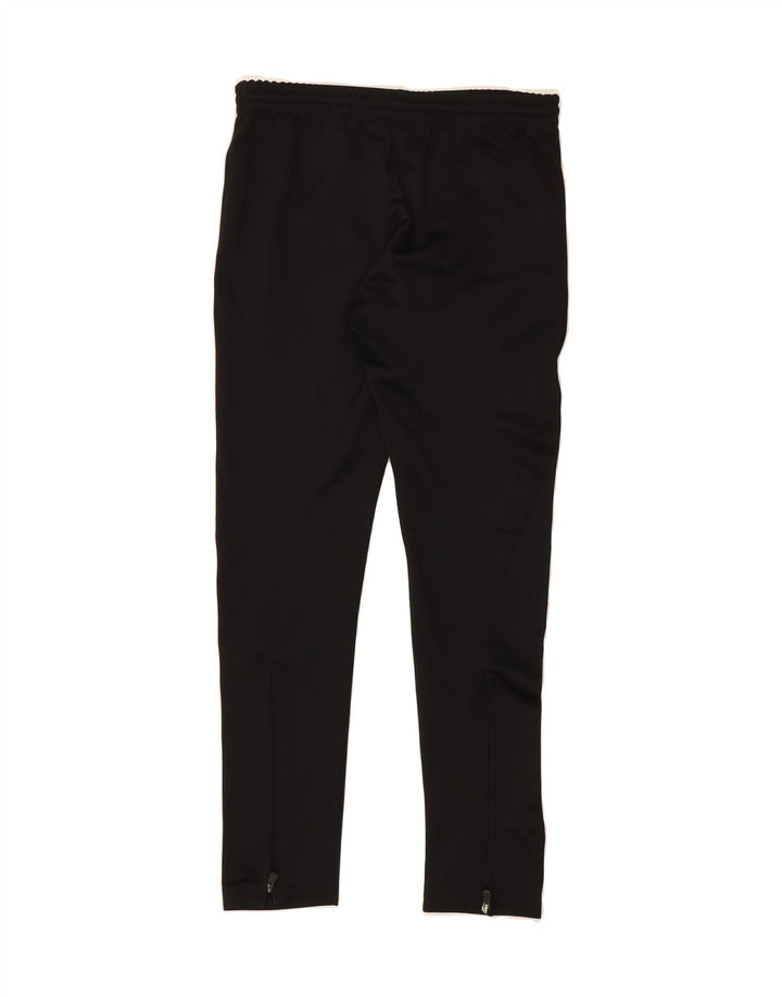 KAPPA Womens Graphic Tracksuit Trousers UK 14 Large Black Polyester Vintage Kappa and Second-Hand Kappa from Messina Hembry 
