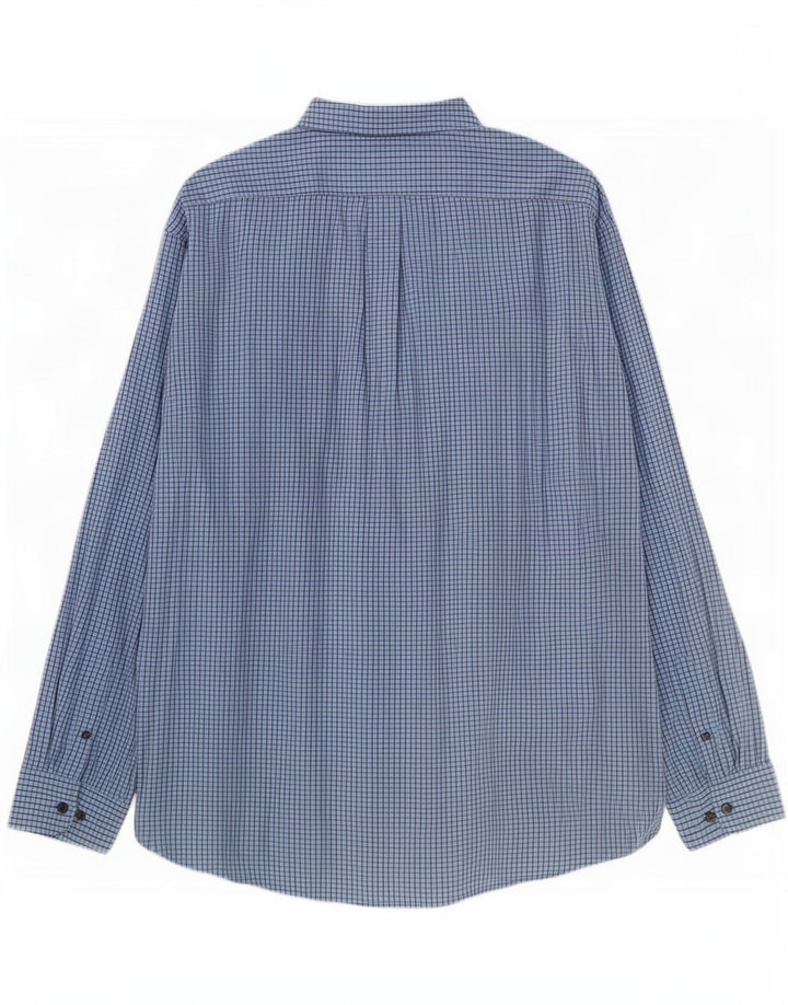 Gap Chemise coupe classique pour homme 2XL en coton vichy bleu